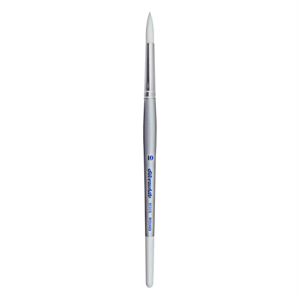 Кисть круглая Silver Brush, синтетика, к.р. SILVERWHITE 1500S. №10 (7мм)