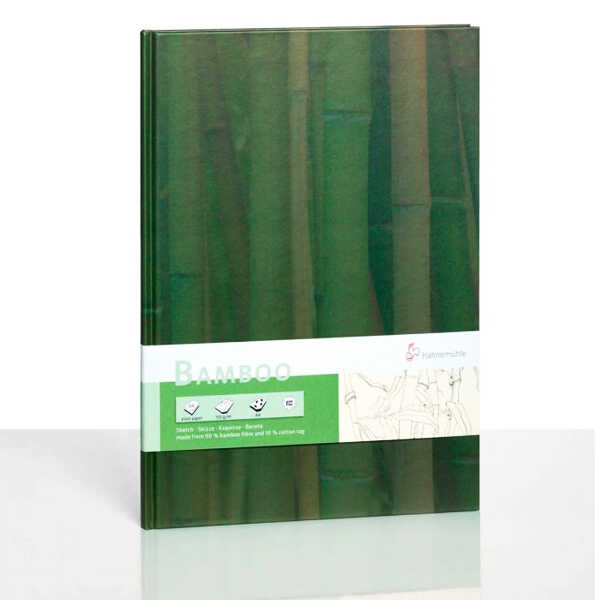 Скетчбук для скетчей Hahnemuhle «Bamboo», тв. пер, 90%бамбук/10%хлопок, А5, 64л, 105г/м2 - фото 2