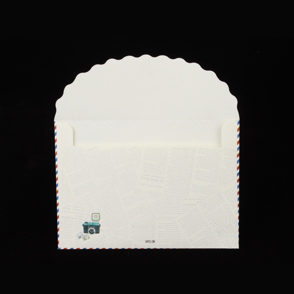 Конверт паперовий з малюнком «Поштові марки», 12,5x17,6 см  - фото 3