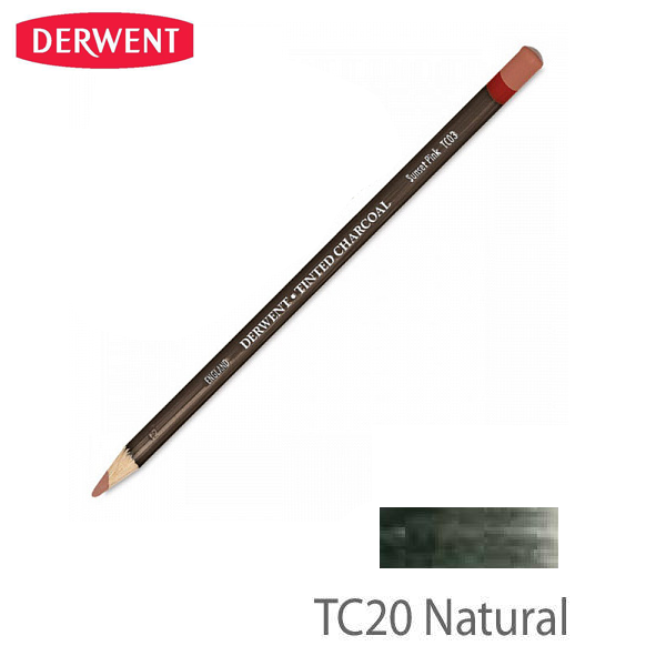 Олівець вугільний Derwent Tinted Charcoal (TC20) натуральний. 