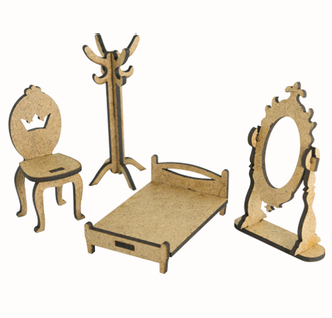 3D Заготовка мебели для шедоубокса №55, ДВП. Фабрика Декору - фото 1