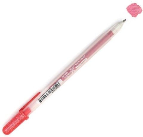 Ручка гелевая, METALLIC, Красная Sakura