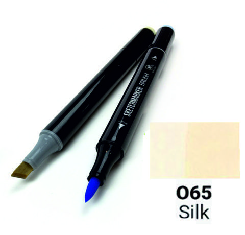 Маркер SKETCHMARKER BRUSH, колір шовку (Silk) 2 пера: долото та м'яке, SMB-O065 