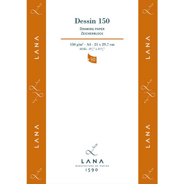 Блок-склейка Hahnemuhle «Lana Dessin», А4, 50л, 150г/м2