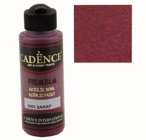 Акриловая краска «Premium Acrylic Paint» Cadence, ВИННЫЙ, 70 ml