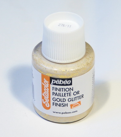 Финишное покрытие - золотые чешуйки Setacolor, 110 ml