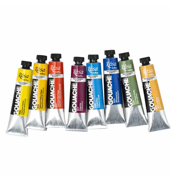 Гуашевая художественная краска, ROSA Gallery, туба, 20мл, ВЫБРАТЬ ЦВЕТ - фото 1