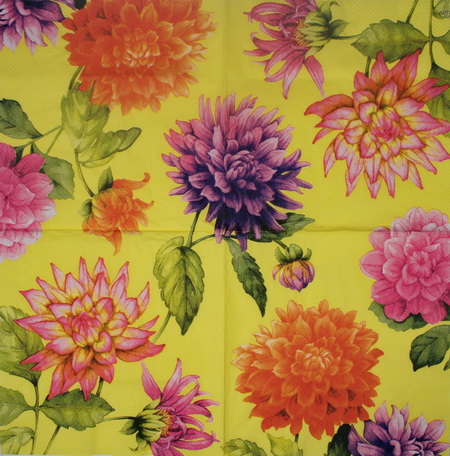 Салфетка Пышные цветочки