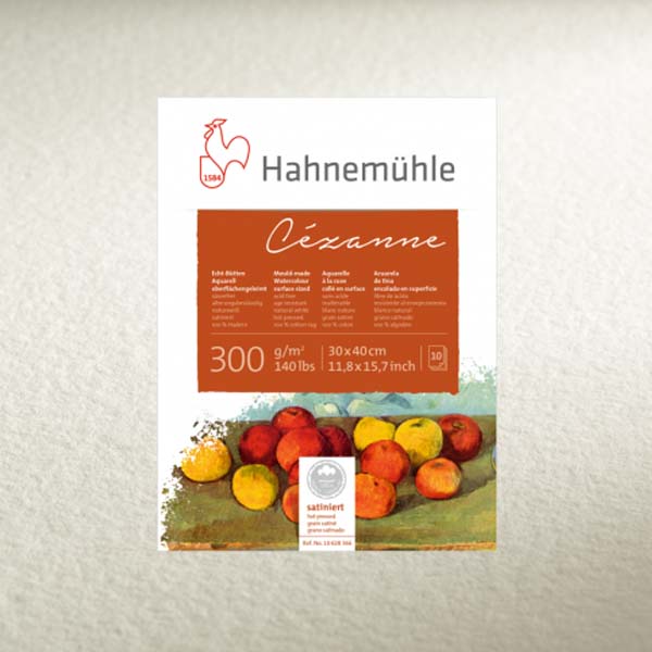 Акварельний папір Hahnemuhle «Cezanne», 100% бавовна, дрібне зерно (НР), 56х76см, 300г/м2  - фото 1