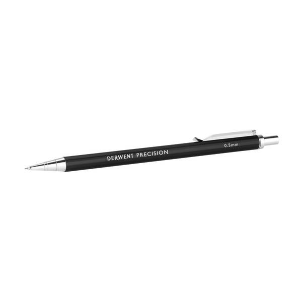 Механический карандаш Derwent Precision НВ 0,7 мм, 15 стержней, 3 ластика (2302429) 