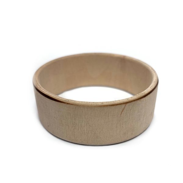 Браслет из дерева, прямой, ширина 2,5 см, внутр. d-6,5 см
