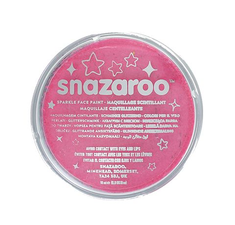 Аквагрим для обличчя та тіла перламутровий Snazaroo Sparkle, рожевий, 18 ml 