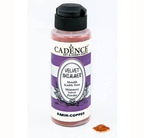 Cadence пудра бархатная перламутровая (Флок), 120 ml. Цвет: МЕДЬ