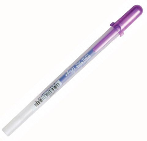 Ручка гелевая, GLAZE 3D-ROLLER, Фиолетовая, Sakura