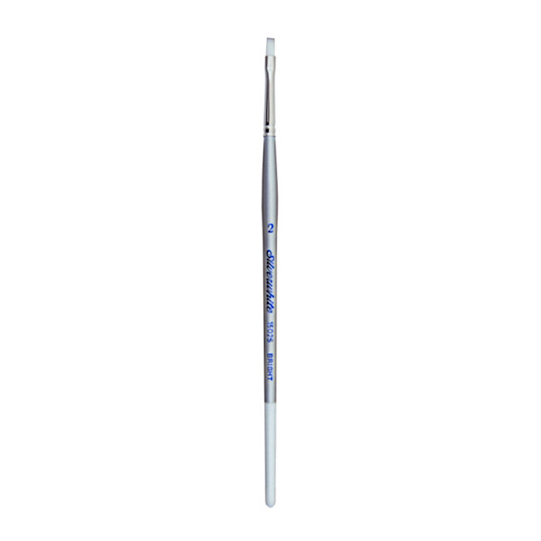 Кисть плоская Silver Brush, синтетика, к.р. SILVERWHITE 1502S. №2 (4 мм)