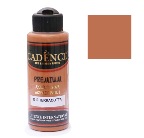Акриловая краска «Premium Acrylic Paint» Cadence, ТЕРАКОТА, 70 ml