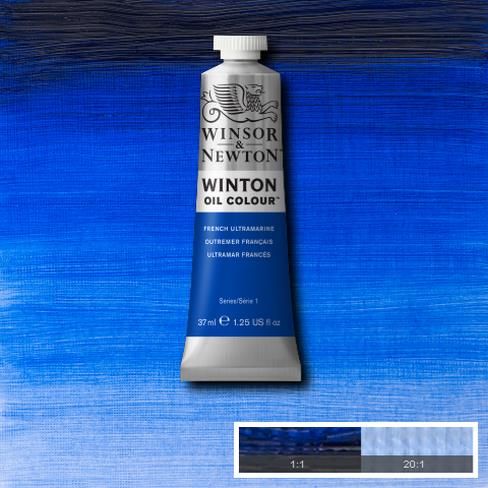 Олійна фарба Winton від Winsor & Newton, 37мл. Колір: FRENCH ULTRAMARINE 