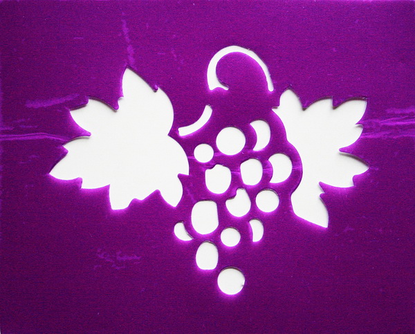 Трафарет многоразовый самоклеющийся «Виноград»