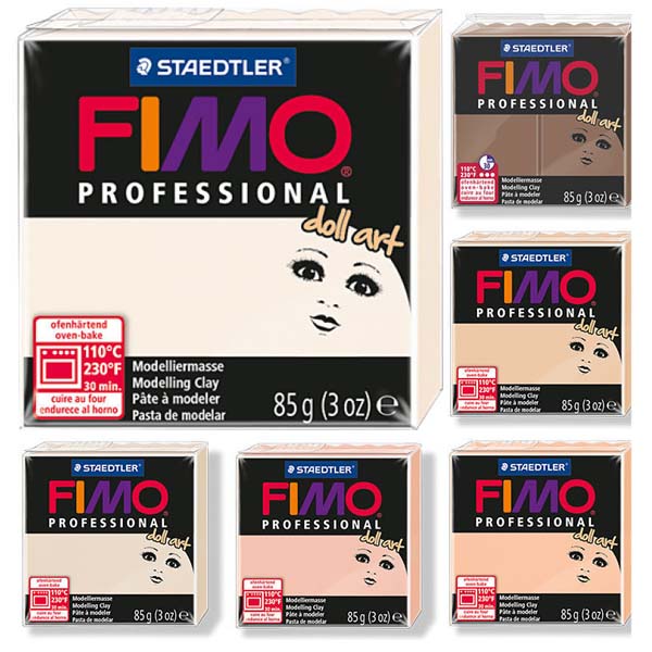 Полимерная глина для лепки кукол FIMO Professional Doll Art 85 гр. (в ассортименте) - фото 1