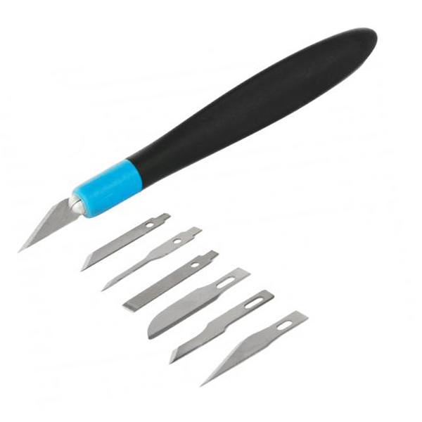 Набор для моделирования DAFA 2043: коврик А4, макетный нож, 6 сменных лезвий - фото 2
