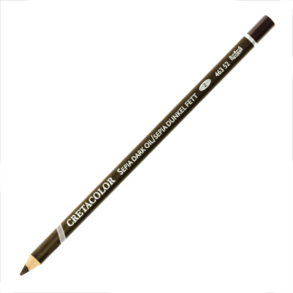 Олівець для малюнка, Сепія масляна темна, Cretacolor 46352 