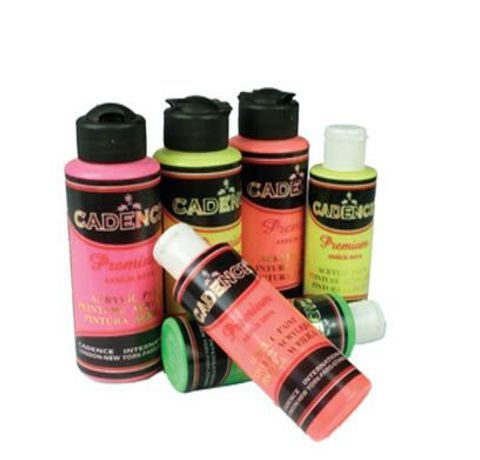 Акриловая краска Cadence «Premium Acrylic Флуоресцентная» (4 цвета в ассорт.), 70 ml