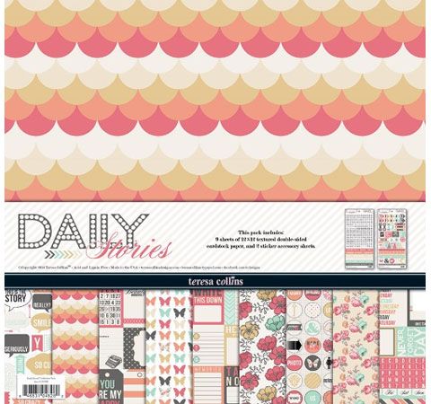 Набор бумаги Teresa Collins «Daily Stories», 30х30см, 9л.
