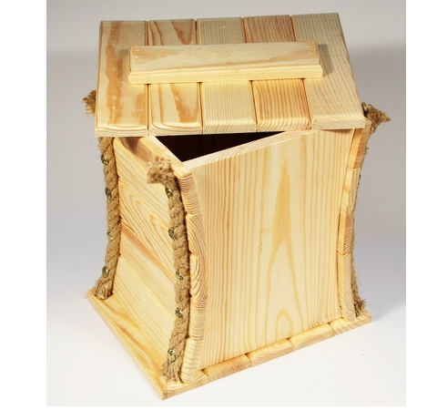 Дерев'яний короб із сосни №6, 20*15 см, h-23 см 