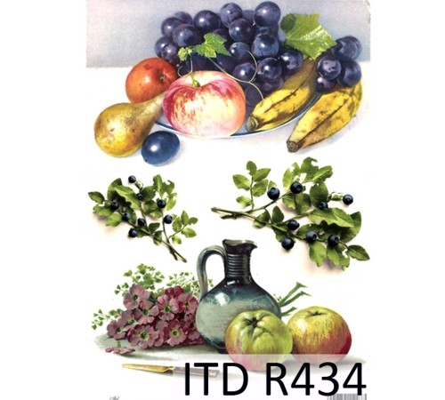 Рисовая бумага «Натюрморт с фруктами» А4