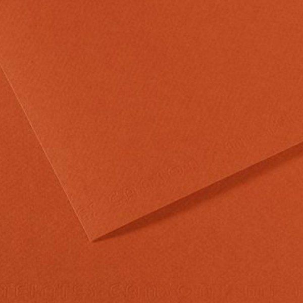 Папір для пастелі Canson Mi-Teintes 160 гр, 50x65 см,130 ЧЕРВОНА ЗЕМЛЯ (Red earth) 