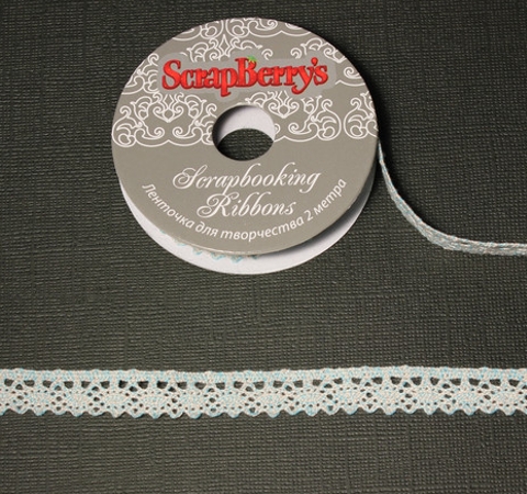 Кружевная лента Мультиколор ScrapBerry's, 2 м/уп.