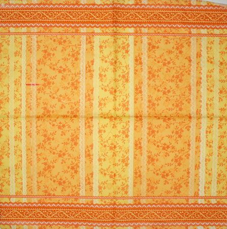 Салфетка Оранжевые орнаменты