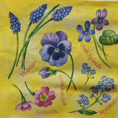 Салфетка Цветочное ассорти