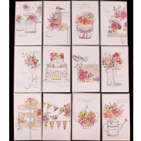 Поздравительная открытка «Best Wishes, Good Luck..»+конверт и вкладыш, 18,5х10,5 см - фото 1