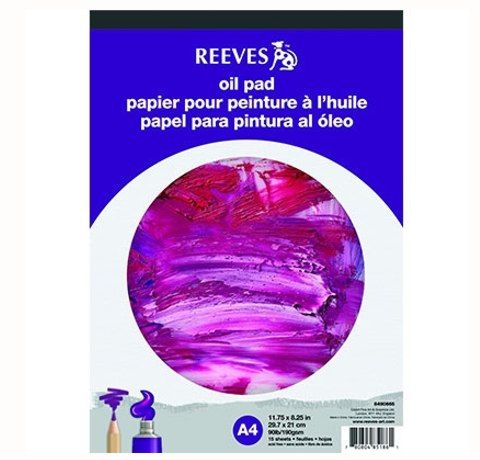 Альбом для олії Reeves, Oil Pad A4, 190 гр. 15 лист. 