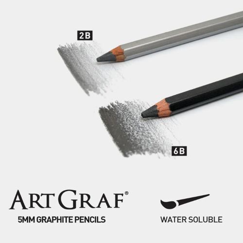 ARTGRAF Водорастворимый графитовый карандаш, 5 мм, ВЫБРАТЬ РАЗМЕР