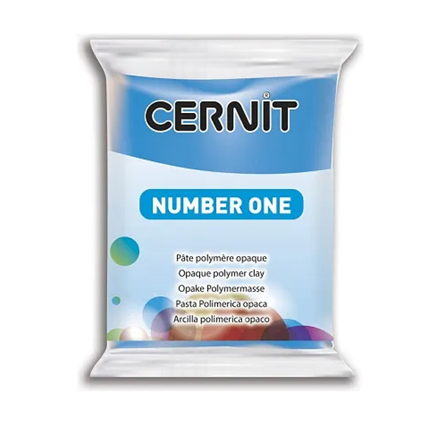 Полімерна глина Cernit Number One, 56 гр. Колір: Блакитний №017 
