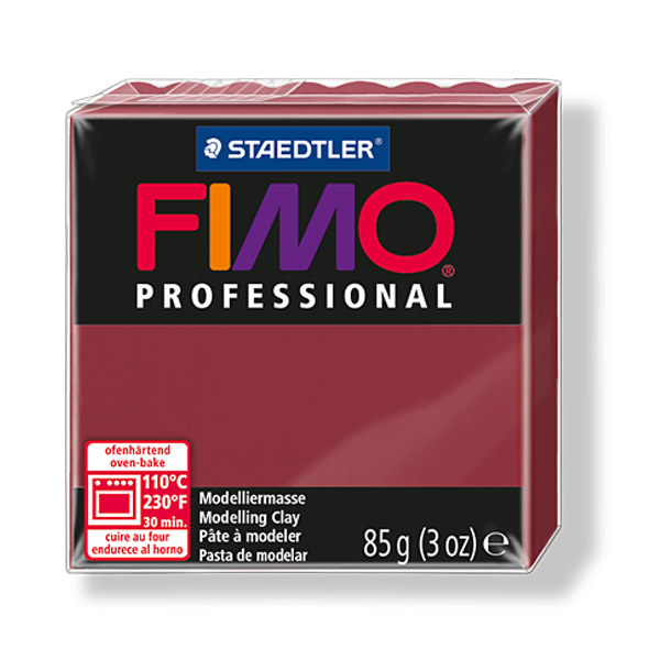 Пластика "FIMO Professional", 85 г. Колір: Бордо 23 