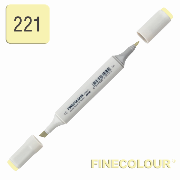 Маркер спиртовий Finecolour Sketchmarker 221 блідо-жовтий лимон YG221 