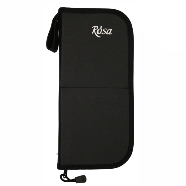 Пенал-холдер для кистей з короткою ручкою, тканина, колір: чорний (28х28 см), ROSA  - фото 4