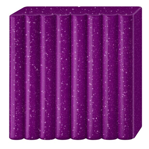 Пластика «FIMO Effect Glitter», 57 г. Цвет: Фиолетовая галактика - фото 2