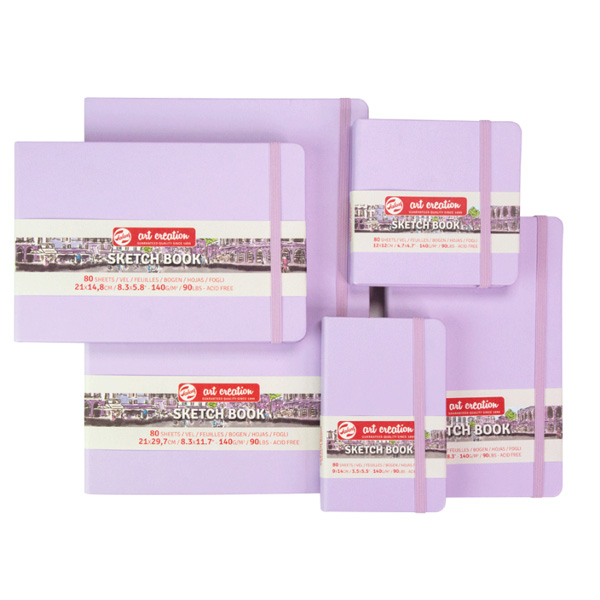 Блокнот для графики Talens Art Creation PASTEL VIOLET, 140 г/м2, 21х15 см, 80 л., Royal Talens - фото 4