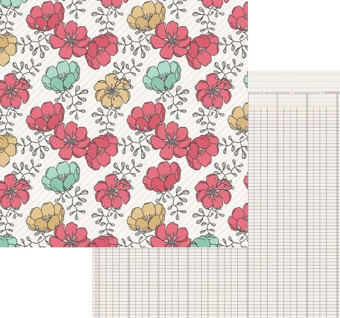Бумага для скрапбукинга Floral 30х30 см