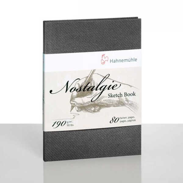 Скетчбук Hahnemuhle «Nostalgie», тв.переплет, портретный, А6, 40л/80стр, 190г/м2 - фото 1
