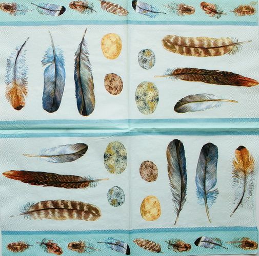 Салфетка Пёрышки