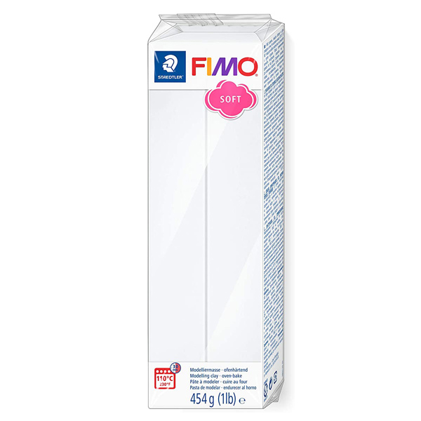 Пластика "FIMO Soft", 454 р. Колір: Білий №0 