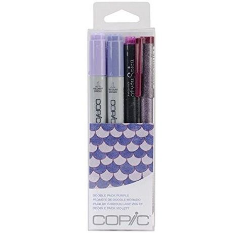Copic набор маркеров Ciao Set "Doodle Pack Purple" (2+1+1 шт)
