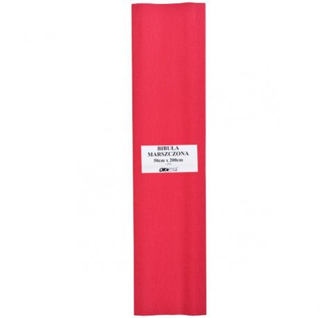 Гофрированная бумага 50х200см, темно-красная. плотность 32г/м²