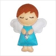 Набор для создания игрушки из фетра «Ангелочек мальчик»