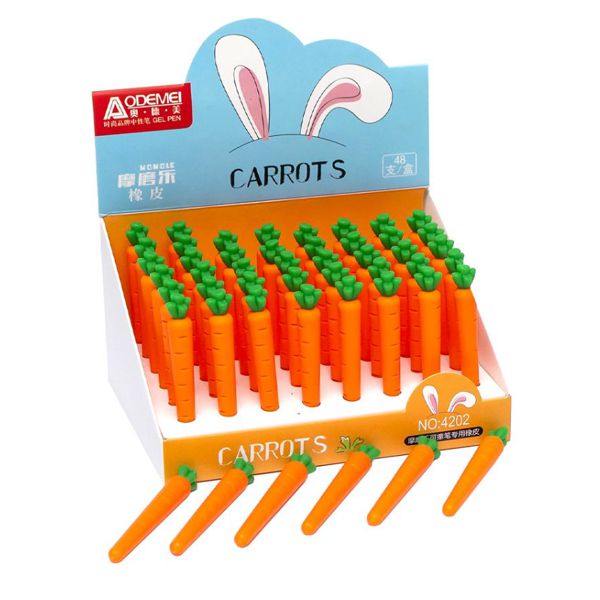 Резинка для ручки "пишет-стирает" 4202 "Морковка"